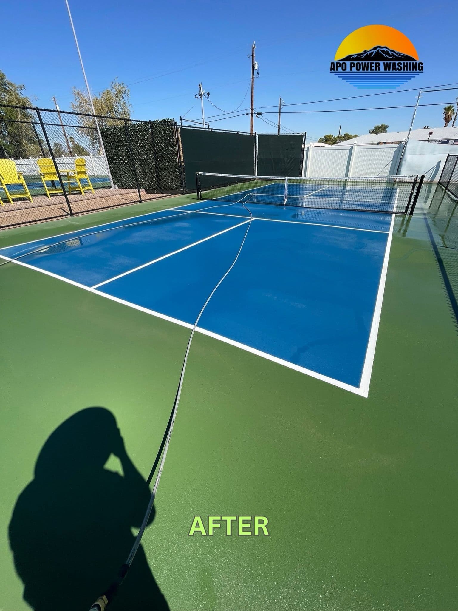 Project Pickleball Courts Shine with Expert Pressure Washing image